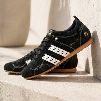 Q1905 Heren Sneaker Typhoon SP - Zwart/ Wit/ Gum