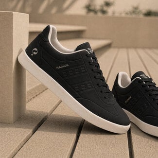 Q1905 Heren Sneaker Platinum One - Zwart/ Wit