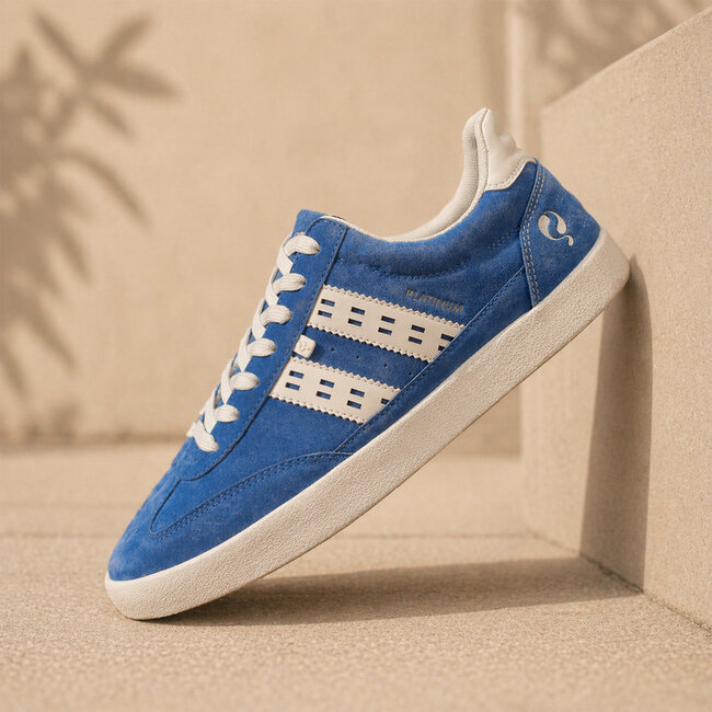 Heren Sneaker Platinum - Koningsblauw/Wit