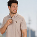 Q1905 Men's Polo Zuidland – Sand Melange
