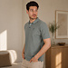 Q1905 Men's Polo Willemstad - Light Green Melange