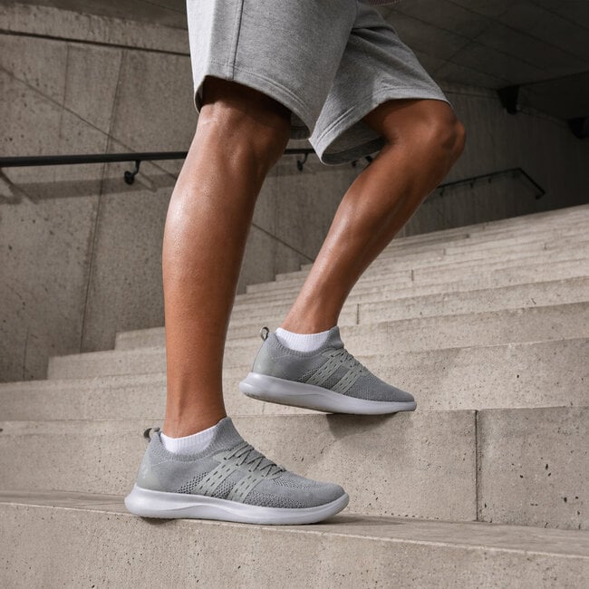 Q1905 Heren Sneaker Nuenen - Lichtgrijs