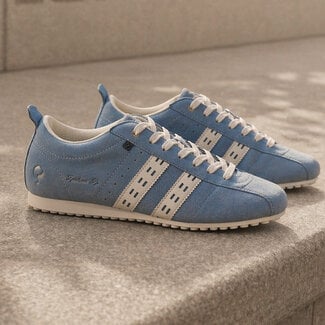 Q1905 Heren Sneaker Typhoon SP - Lichtblauw/Wit