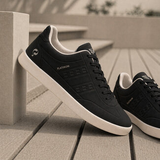 Q1905 Heren Sneaker Platinum One - Zwart/ Wit