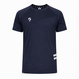 Q1905 Heren Trainingshirt Evergreen active -Marineblauw/ Wit