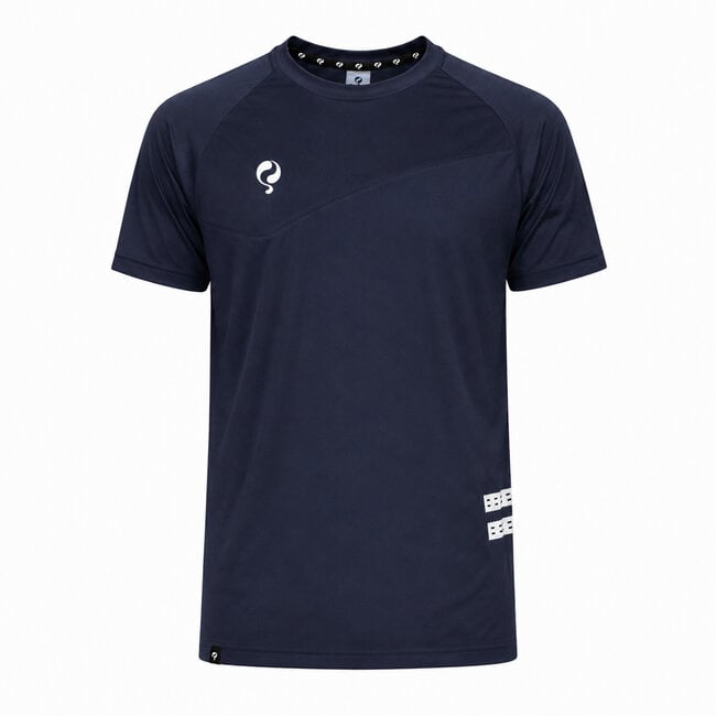 Heren Trainingshirt Evergreen active -Marineblauw/ Wit