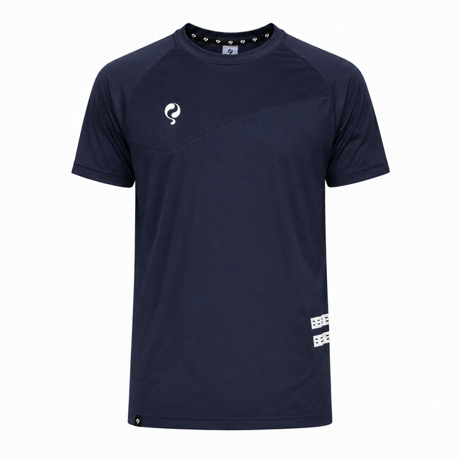 Q1905 Men's Training Shirt Evergreen Active - Navy Blue/White