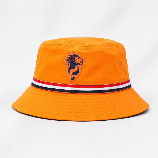 Q1905 Bucket Hat Harlingen - NL Oranje/ Donkerblauw