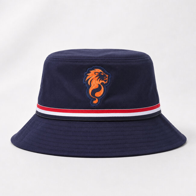 Bucket Hat Harlingen - Donkerblauw/ Oranje