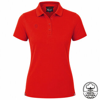 Q1905 Dames Polo Dublin - Rood