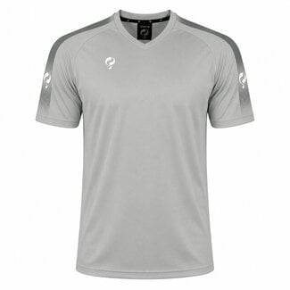 Q1905 Heren Trainingshirt Maher-Lichtgrijs/ Grijs/ Wit