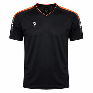 Heren Trainingsshirt Maher Zwart / Oranje / Wit