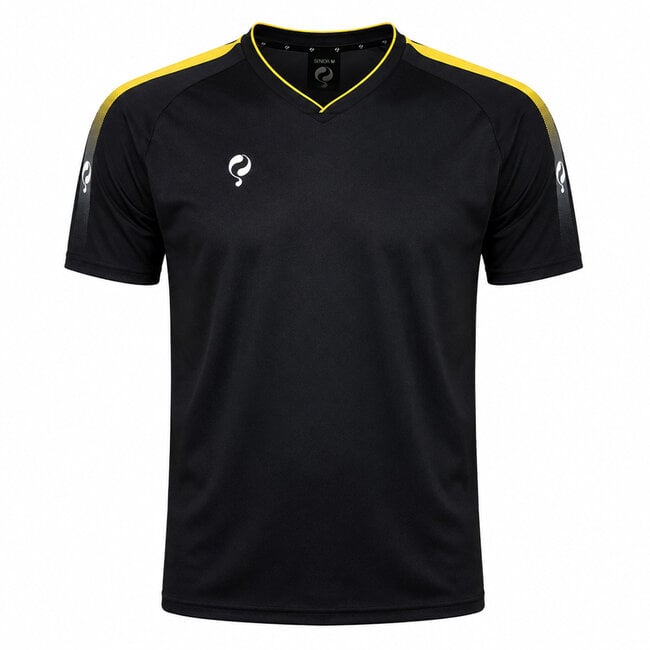 Heren Trainingsshirt Maher Zwart / Geel / Wit