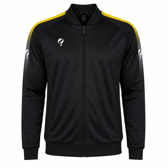 Heren Trainingsjack Doan Zwart / Geel / Wit