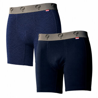 Q1905 Men's boxer 2-pack - D. jeans / Navy