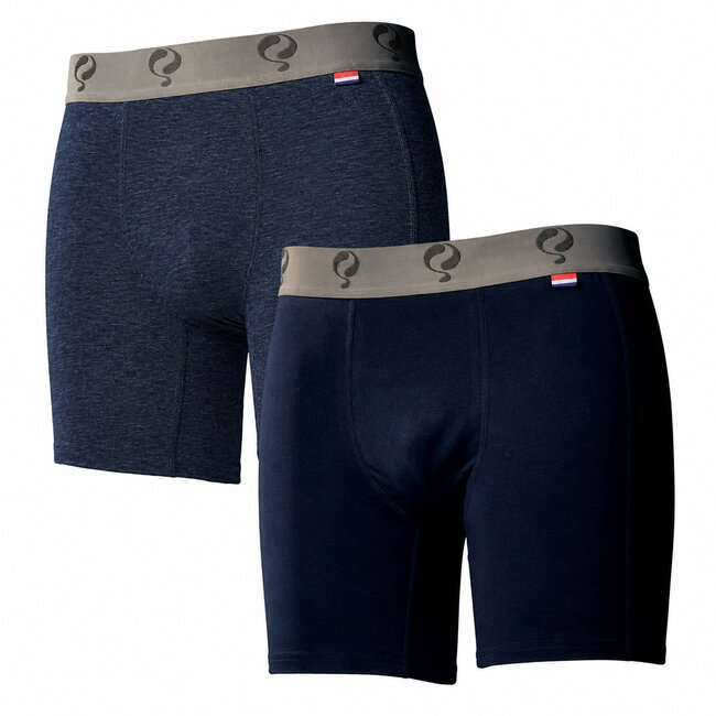 Q1905 Men's Boxer 2-Pack - Jeans / Navy