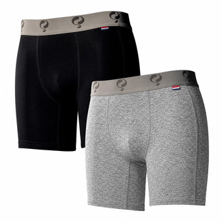 Q1905 Men's Boxer 2-Pack - Black / Grey