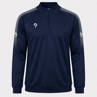 Q1905 Heren Sweater Foor Navy / Grijs / Wit
