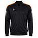 Q1905 Heren Trainingsjack Doan Zwart / Oranje / Wit