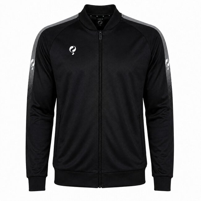 Kids Trainingsjack Doan Zwart / Grijs / Wit
