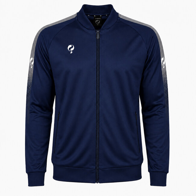 Kids Trainingsjack Doan Navy/ Grijs / Wit