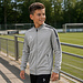 Q1905 Kids Trainingsjack Doan Lichtgrijs / Grijs / Wit
