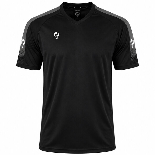 Q1905 Heren Trainingsshirt Maher - Zwart / Grijs / Wit
