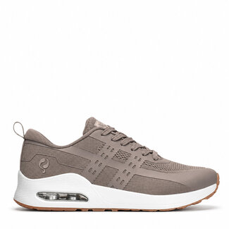 Q1905 Heren Sneaker Enkhuizen - Taupe/ Wit Q1905 Heren Sneaker Enkhuizen - Taupe/ Wit
