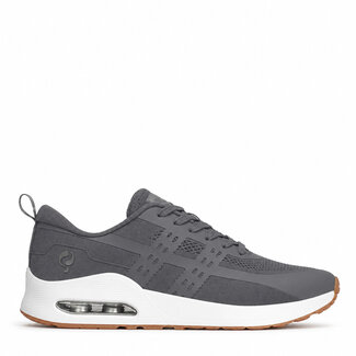 Q1905 Heren Sneaker Enkhuizen - Middengrijs/ Wit Q1905 Heren Sneaker Enkhuizen - Middengrijs/ Wit