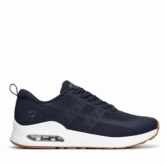 Q1905 Heren Sneaker Enkhuizen - Donkerblauw/ Wit