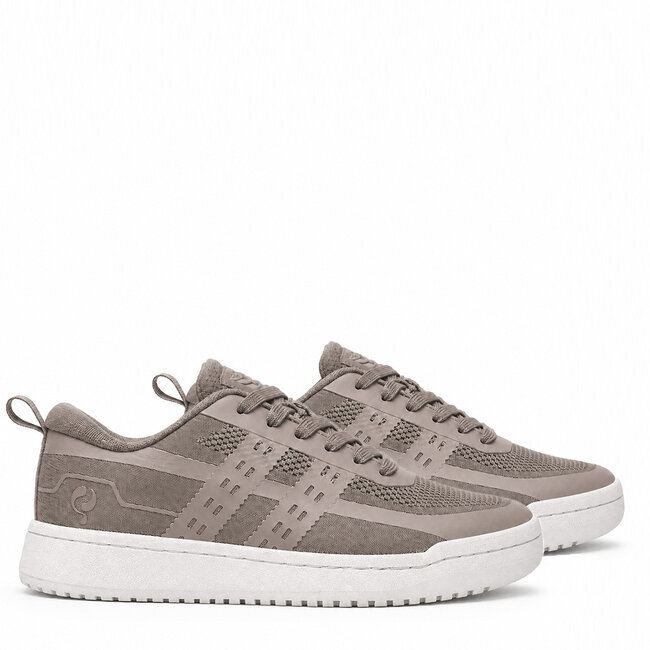 Men's Sneaker Brands - Taupe/ White