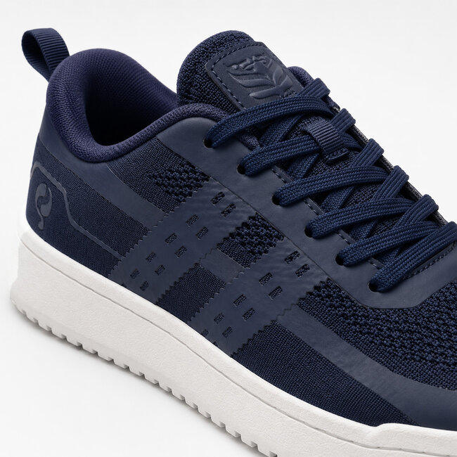 Heren Sneaker Marken - Donkerblauw/ Wit