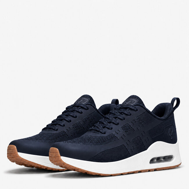 Heren Sneaker Enkhuizen - Donkerblauw/ Wit