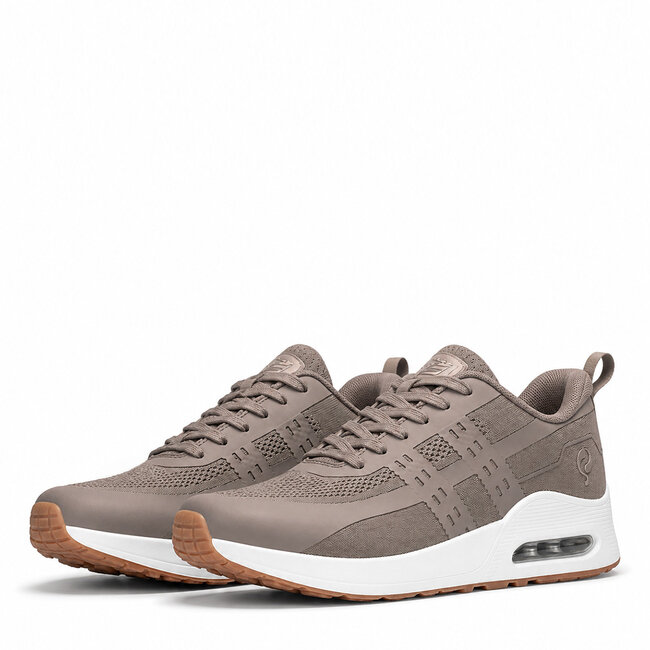Heren Sneaker Enkhuizen - Taupe/ Wit