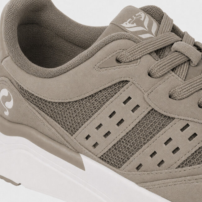 Heren Sneaker Kampen - Taupe/ Wit