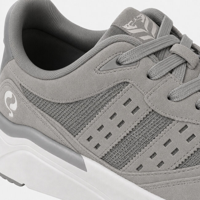 Heren Sneaker Kampen - Lichtgrijs/ Wit