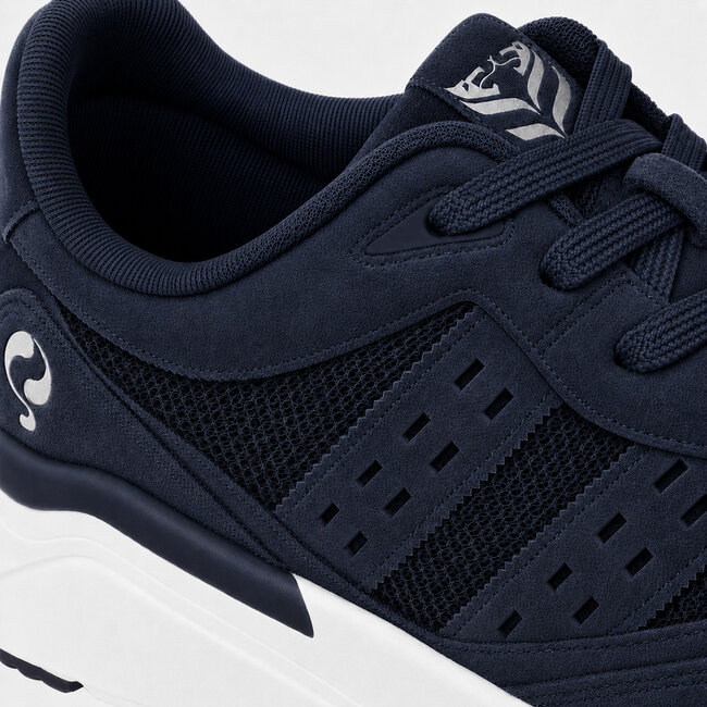 Heren Sneaker Kampen - Donkerblauw/ Wit
