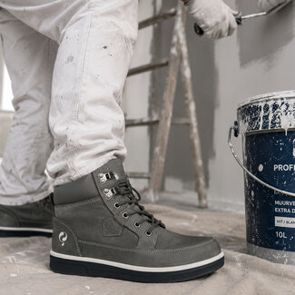 Q1905 Werkschoen Flame hoog - Grijs