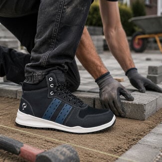 Q1905 Werkschoen Sport mid - Blauw