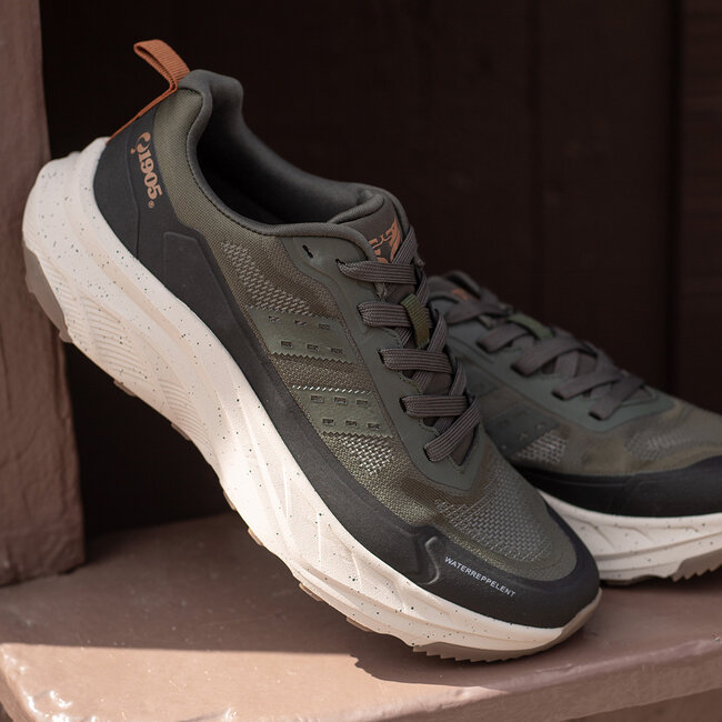 Men's Sneaker Eelde - Dark Grey-Green/ Black/ Off-White