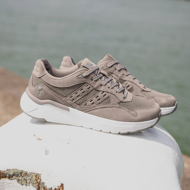 Q1905 Men's Sneaker Kampen - Taupe/ White