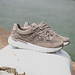 Q1905 Heren Sneaker Kampen - Taupe/ Wit