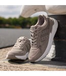 Q1905 Heren Sneaker Kampen - Taupe/ Wit