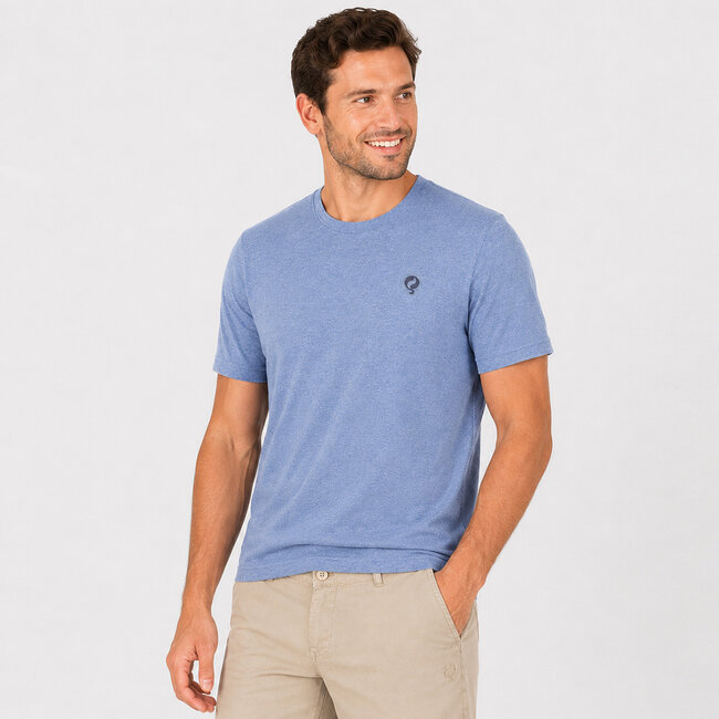 Men's T-shirt Roden - Light Blue Melange