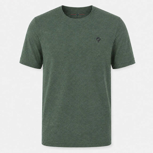 Men's T-shirt Roden - Dark Green Melange