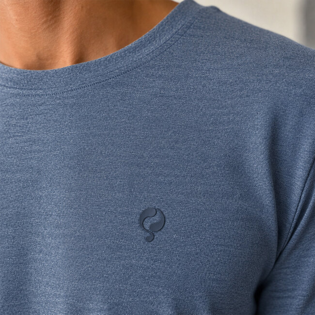 Men's T-shirt Roden - Denim Blue Melange