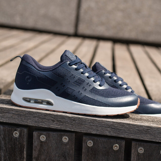 Heren Sneaker Enkhuizen - Donkerblauw/ Wit