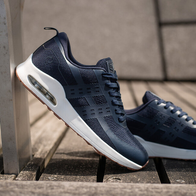 Heren Sneaker Enkhuizen - Donkerblauw/ Wit