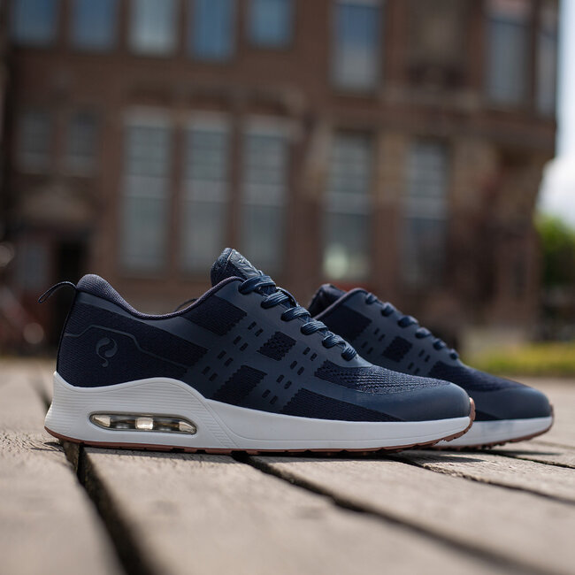 Heren Sneaker Enkhuizen - Donkerblauw/ Wit