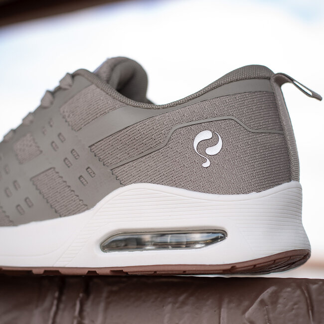 Heren Sneaker Enkhuizen - Taupe/ Wit
